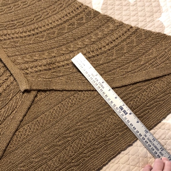 Chico’s 46”Long CableKnit Cardigan Sweater-💯% Cotton_PreOwned Perfect Condition - Picture 9 of 11